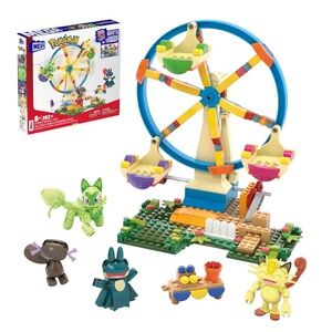Mega construx poke on Ferris wheel fun new